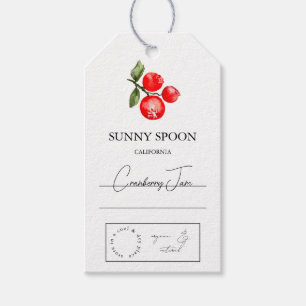 Cranberry Hang Tag Geschenkanhänger