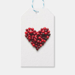Cranberry Heart Geschenkanhänger