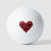 Cranberry Heart Golfball (Vorderseite)