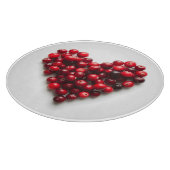 Cranberry Heart Schneidebrett (Ecke)
