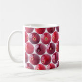Cranberry Hintergrund Kaffeetasse (Links)