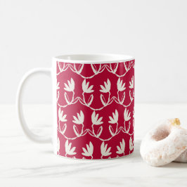 Cranberry Holiday Floral Kaffeetasse