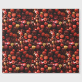 Cranberry im Licht Geschenkpapier (Flach)