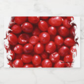 Cranberry Lebensmitteletikett (Einzelnes Label)