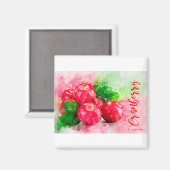 Cranberry Magnet (Vorderseite/Rückseite)