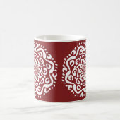 Cranberry Mandala Kaffeetasse (Mittel)