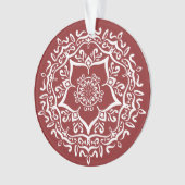 Cranberry Mandala Ornament (Vorderseite)