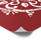 Cranberry Mandala Poster (Ecke)