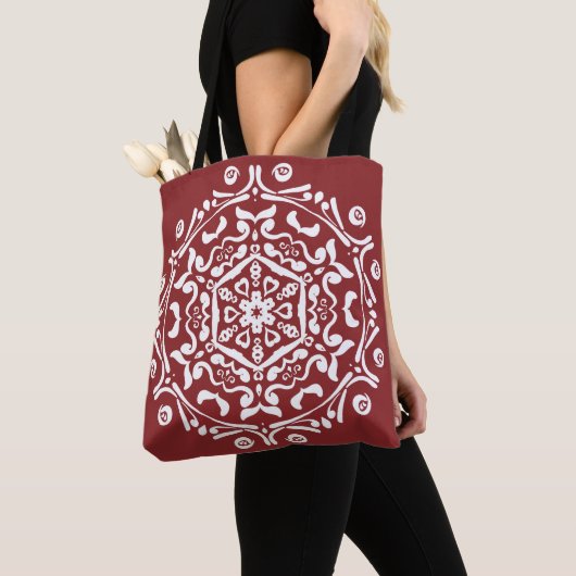 Cranberry Mandala Tasche (Von Nahem)