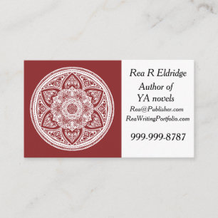 Cranberry Mandala Visitenkarte