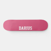 Cranberry Moderner Name | Klassische Trendy Skateboard (Horizontal)
