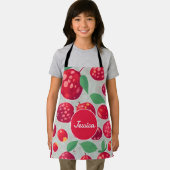 Cranberry Mosaic Personalisiertes Muster Schürze (Insitu)