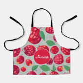 Cranberry Mosaic Personalisiertes Muster Schürze (Vorderseite)