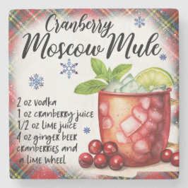 Cranberry Moskau Mule Recipe Marmor Untersetzer