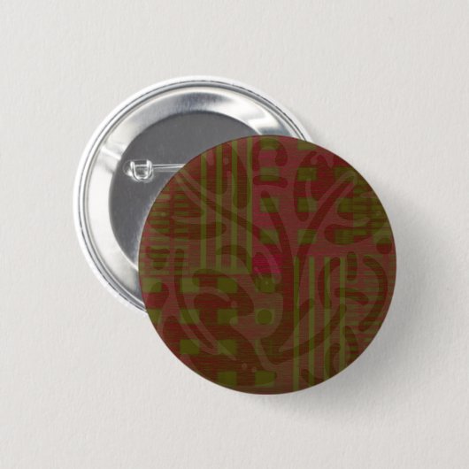 Cranberry Olivholz-Schnitt Keltische Inspiration Button (Vorne & Hinten)
