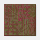 Cranberry Olivholz-Schnitt Keltische Inspiration Magnet (Vorne)