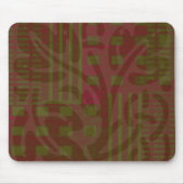 Cranberry Olivholz-Schnitt Keltische Inspiration Mousepad (Vorne)