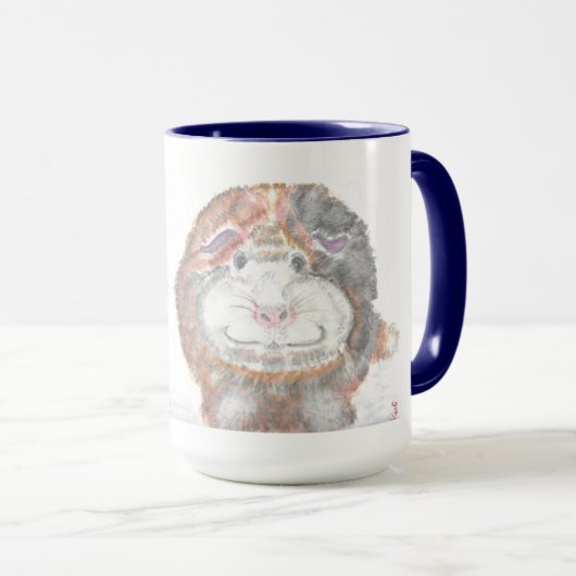 Cranberry Orange Guinea Tasse (VorderseiteRechts)