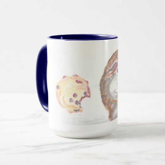 Cranberry Orange Guinea Tasse (Vorderseite Links)