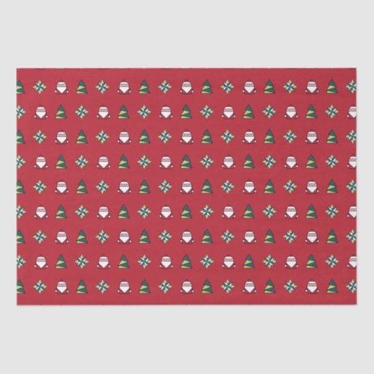 Cranberry Origami Weihnachten Seidenpapier (Vorderseite)