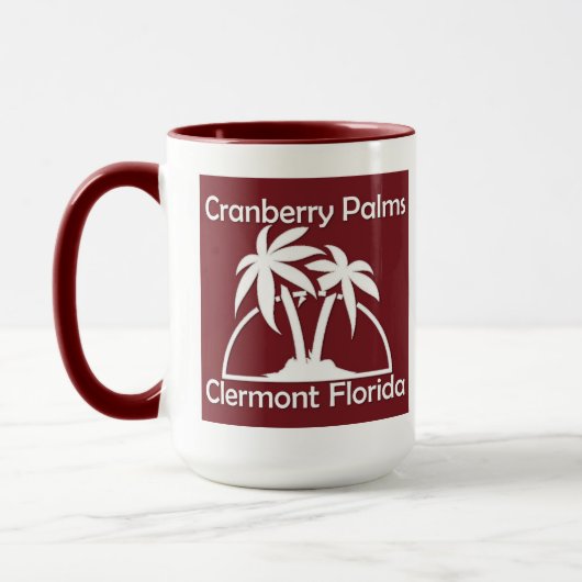 Cranberry Palms Coffee Tasse (Links)