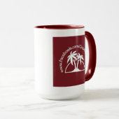 Cranberry Palms Coffee Tasse (VorderseiteRechts)