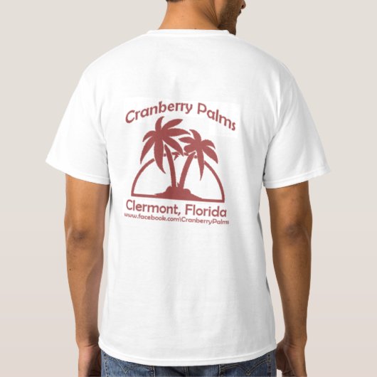 Cranberry Palms T - Shirt (Rückseite)