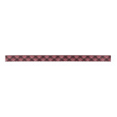 Cranberry Plaid Ribbon Satinband (Vorderseite)