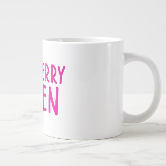 Cranberry Queen Mug  Funny Thanksgiving Coffee Cup Jumbo-Tasse (Rechts)