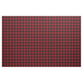 Cranberry Red Black Hahnentrittmuster Muster #2M Stoff (Fat Quarter (45,7 x 55,9 cm))