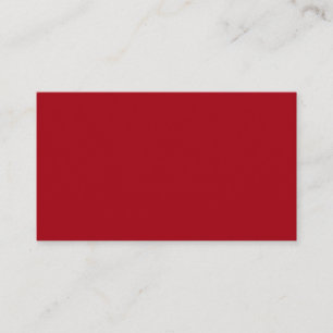 Cranberry Red Business Card Visitenkarte