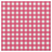Cranberry Red Karo Gingham für Zuhause Canning Lid Stoff (Nahaufnahme)