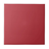 Cranberry Red Solid Color | Classic | elegant Fliese (Vorderseite)