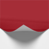 Cranberry Red Wrapping Paper Geschenkpapier (Ecke)