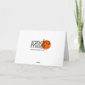 CRANBERRY RELISH Chow papercut Karte (Rückseite)