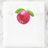 Cranberry Runder Aufkleber (Tasche)