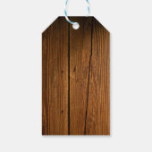 Cranberry Rustic Wohnen Weihnachten Geschenkanhänger (Rückseite)