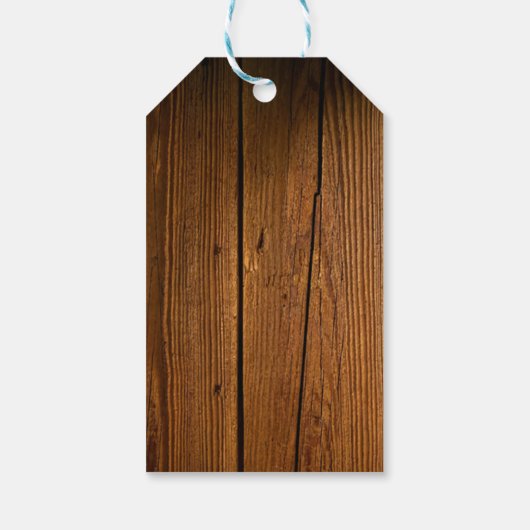 Cranberry Rustic Wohnen Weihnachten Geschenkanhänger (Rückseite)