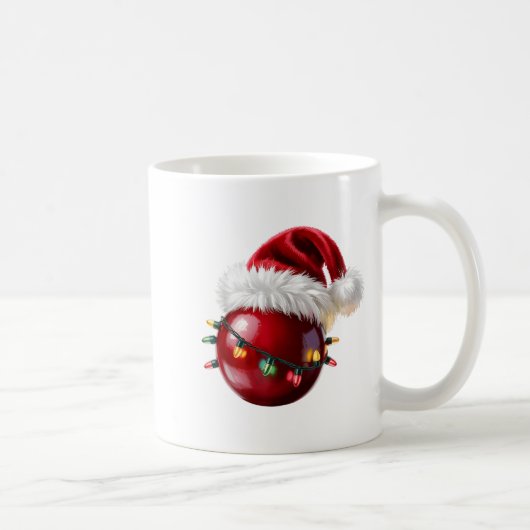 Cranberry Santa Hat Christmas Lights Fruit For Wom Kaffeetasse (Rechts)