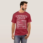 Cranberry Sauce Ernährung Fakten Erntedank T-Shirt (Vorne ganz)
