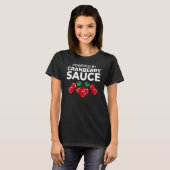 Cranberry Sauce Recipe Relish Dose Jellied Zucker T-Shirt (Vorne ganz)