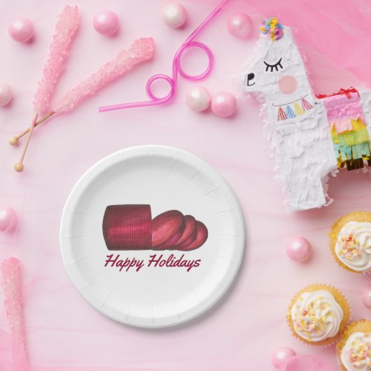 Cranberry Sauce Weihnachtsessen Erntedank essen Pappteller (Party)