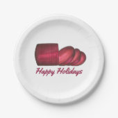 Cranberry Sauce Weihnachtsessen Erntedank essen Pappteller (Vorderseite)