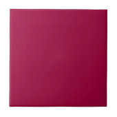 Cranberry Solid Color | Classic | elegant Fliese (Vorderseite)
