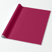 Cranberry Solid Color | Classic | elegant Geschenkpapier (Ungerollt)
