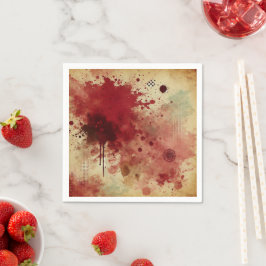 Cranberry Spice Spritzer bedrückte Tinte Decoupage Serviette