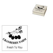 CRANBERRY Stem Berries Fresh Gummistempel (Stempel)