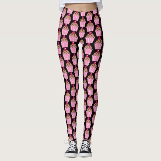 Cranberry Top CUPCAKE Leggings (Vorderseite)