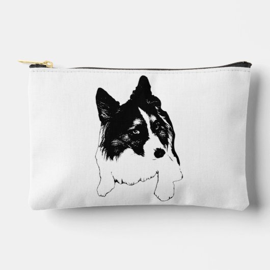 Cranberry-Twine Zip Pouch Zubehörtasche (Vorderseite)