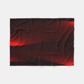 Cranberry und schwarze Lichter Fleecedecke (Vorderseite (Horizontal))